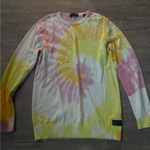 Tie dye long sleeve Scotch&Soda sweater L